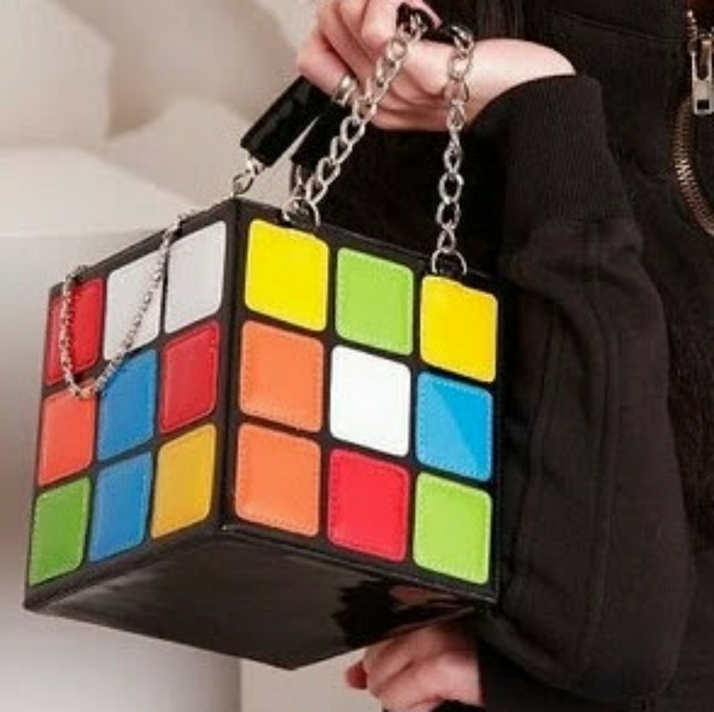 Rubik's Cube Handbag/Crossbody Bag - Picture 2 of 2